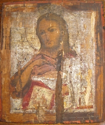 Икона Св.Иоанна Пр.до реставрации